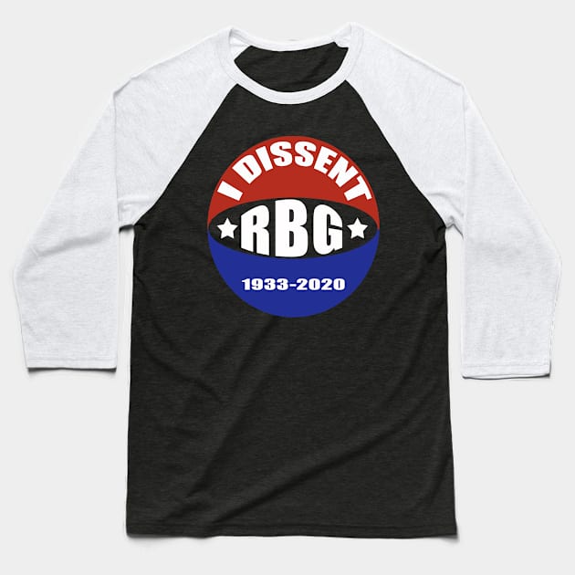 ruth bader ginsburg Baseball T-Shirt by Elegance14